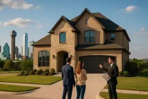 Dallas-Fort Worth neighborhood homes with a real estate pricing strategy concept