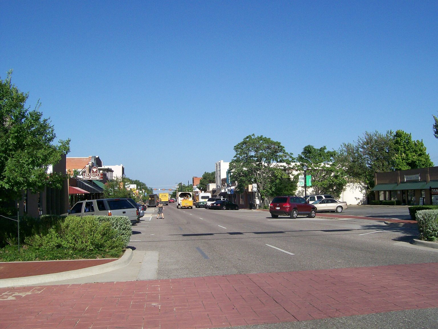Main Street in Old Town Lewisville, Texas