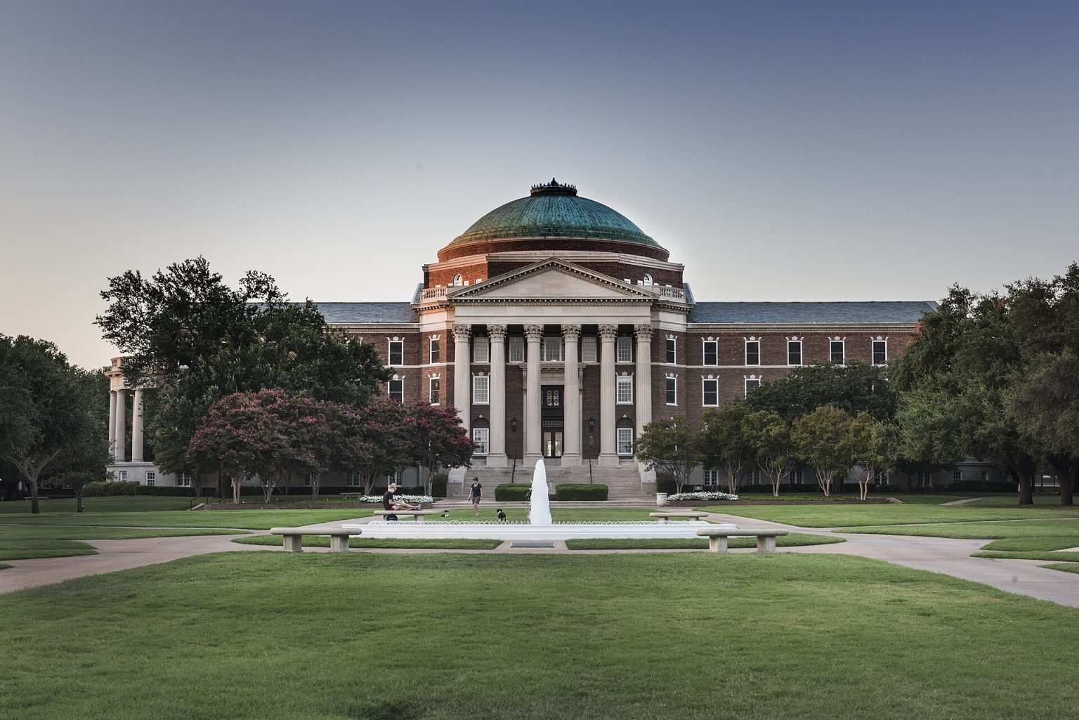 Dallas Hall on the Southern Methodist University campus in University Park, Texas